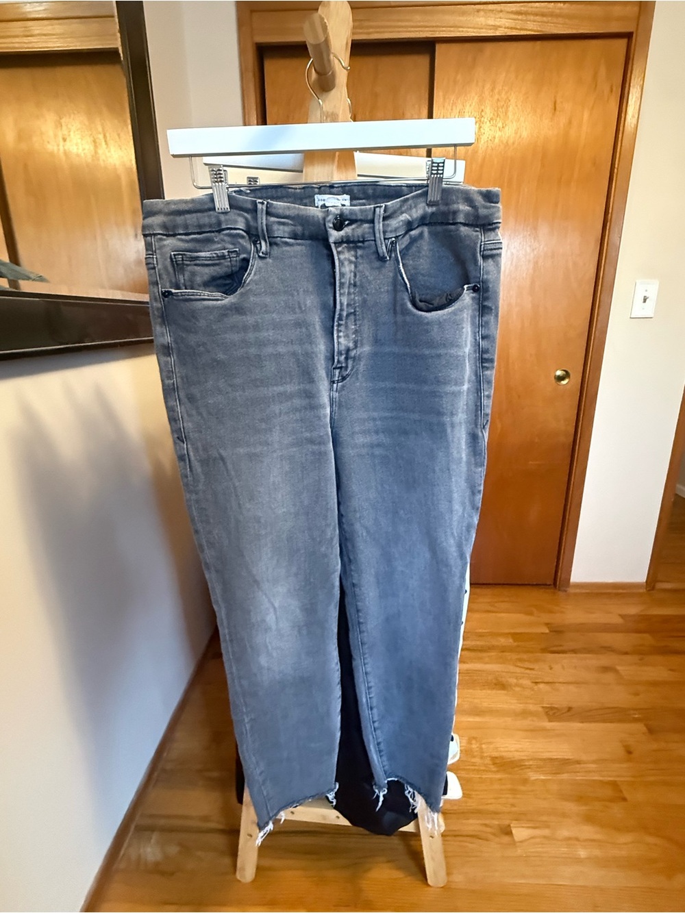 Good American Grey Skinny Jeans